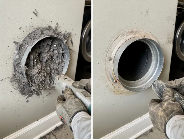 Professional clogged vent cleaning by Temescal Valley Dryer Vent Cleaning in Temescal Valley