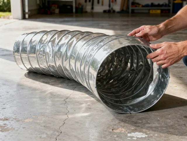 Temescal Valley Dryer Vent Cleaning specialist using advanced equipment for thorough duct cleaning in Temescal Valley