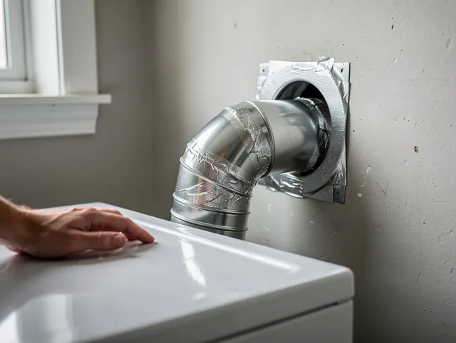 Temescal Valley Dryer Vent Cleaning expert performing professional dryer vent repair and installation in Temescal Valley